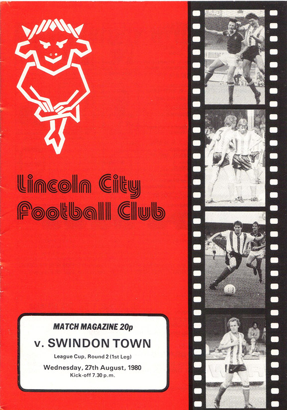 <b>Wednesday, August 27, 1980</b><br />vs. Lincoln City (Away)